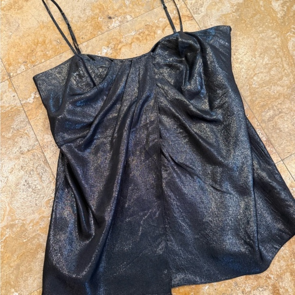 Laundry by Design Gray Asymmetrical Camisole